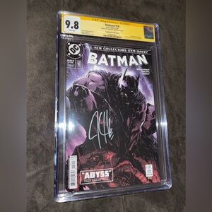 SOLD!! BATMAN #118 CGC SS 9.8 Spider-man 1 Homage 1st ABYSS Signed by WILLIAMSON